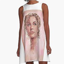 Charlize Theron A-Line Dress
