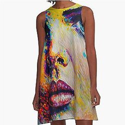 Charlize Theron A-Line Dress