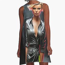 Digital design of Charlize Theron A-Line Dress