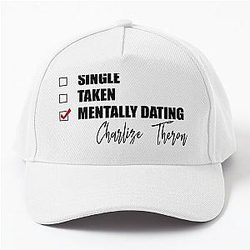 Mentally Dating Charlize Theron Baseball Cap