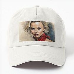 Digital Design of Charlize Theron 3 Dad Hat