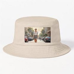 Digital design of Charlize Theron Bucket Hat