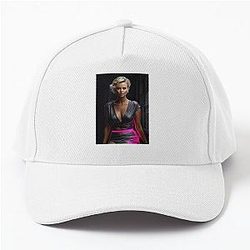 Digital design of Charlize Theron Baseball Cap