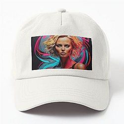 Digital design of Charlize Theron Dad Hat