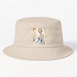 Digital design of Charlize Theron Bucket Hat