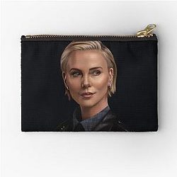 Charlize Theron Zipper Pouch