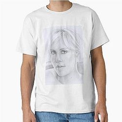 A Portrait of Charlize Theron T-Shirt