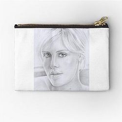 A Portrait of Charlize Theron Pouch