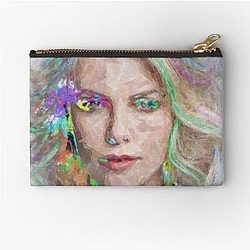 Charlize Theron Watercolor Pouch