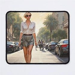 Digital design Charlize Theron Mouse Pad