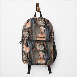 Digital design of Charlize Theron backpack