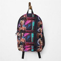 Digital design of Charlize Theron Backpack