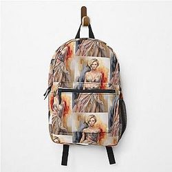 Digital design of Charlize Theron Backpack