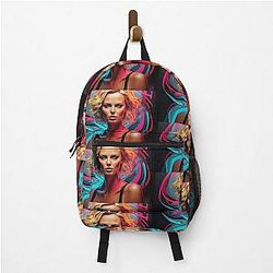 Digital design of Charlize Theron Backpack