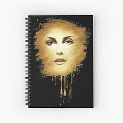 Charlize Theron Gold Notebook