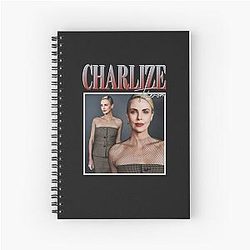 Charlize Theron 90s Vintage Spiral Notebook