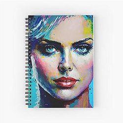 Charlize Theron Spiral Notebook