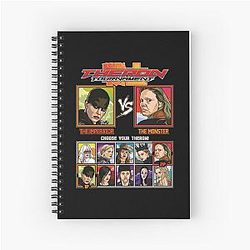 Charlize Theron Fighter Spiral Notebook