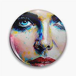 Charlize Theron Painting Pin