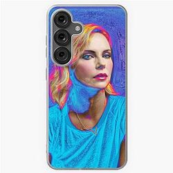 Pop Art Charlize Theron New Hollywood Glamour Series Samsung Galaxy Soft Case