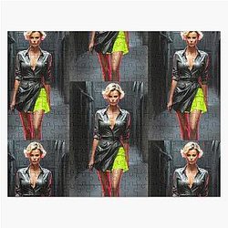 Digital design of Charlize Theron Jigsaw Puzzle