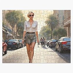 Digital Design of Charlize Theron Jigsaw Puzzle