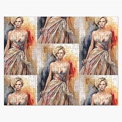 Digital Design of Charlize Theron Jigsaw Puzzle