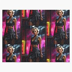 Digital design of Charlize Theron Jigsaw Puzzle