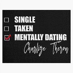 Mentally Dating Charlize Theron Jigsaw Puzzle