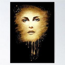 Charlize Theron Gold Poster