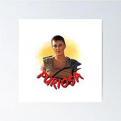 Furiosa Charlize Theron Poster