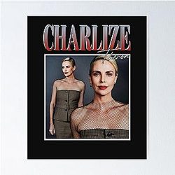 Charlize Theron Vintage Poster
