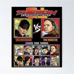Charlize Theron Fighter Tournament Poster