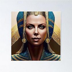 Charlize Theron as Cleopatra Poster