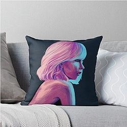 Charlize Theron Throw Pillow