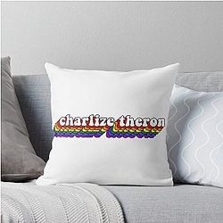 Charlize Theron Throw Pillow
