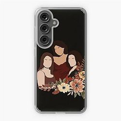 Brown flowers Charmed ones  Samsung Galaxy Soft Case