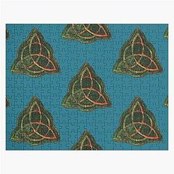 Book of Shadows - Charmed Triquetra Design Jigsaw Puzzle