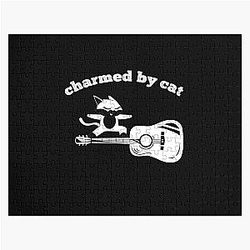charmed by cat Jigsaw Puzzle