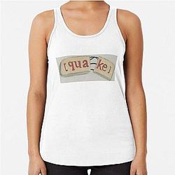 Quake charmed Racerback Tank Top