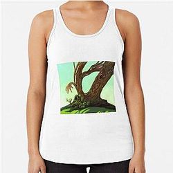 Charmed wood Racerback Tank Top