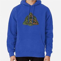 Book of Shadows - Charmed Triquetra Design Pullover Hoodie