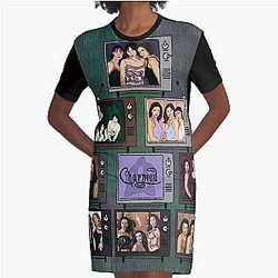 Forever Charmed Graphic T-Shirt Dress