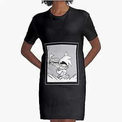 Charmed Journey - Surf Not Swim Graphic T-Shirt Dress