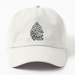 Pagan Pride  Charmed Sign  Triquetra  Witches Knot  Witch Symbol  Drawing for Spiritual Women Dad Hat