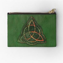 Book of Shadows - Charmed Triquetra Design Zipper Pouch