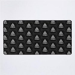 Be Blessed  Charmed Sign  Triquetra  Witches Knot Desk Mat