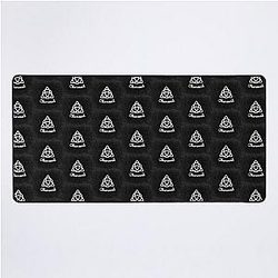 Charmed Sign  Triquetra  Witches Knot  Witch Symbol  Drawing for Spiritual Women Desk Mat