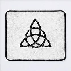 Charmed Sign  Triquetra  Witches Knot  The Power of Three Mouse Pad