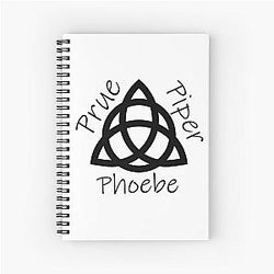 Charmed Names Spiral Notebook